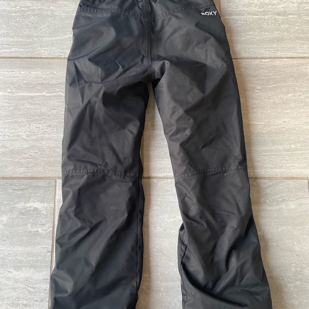 Girls Black Roxy Snow pants size 10